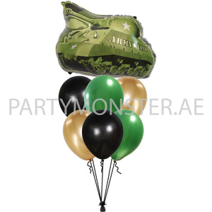 Army Tank Balloons Bouquet delivery in Dubai