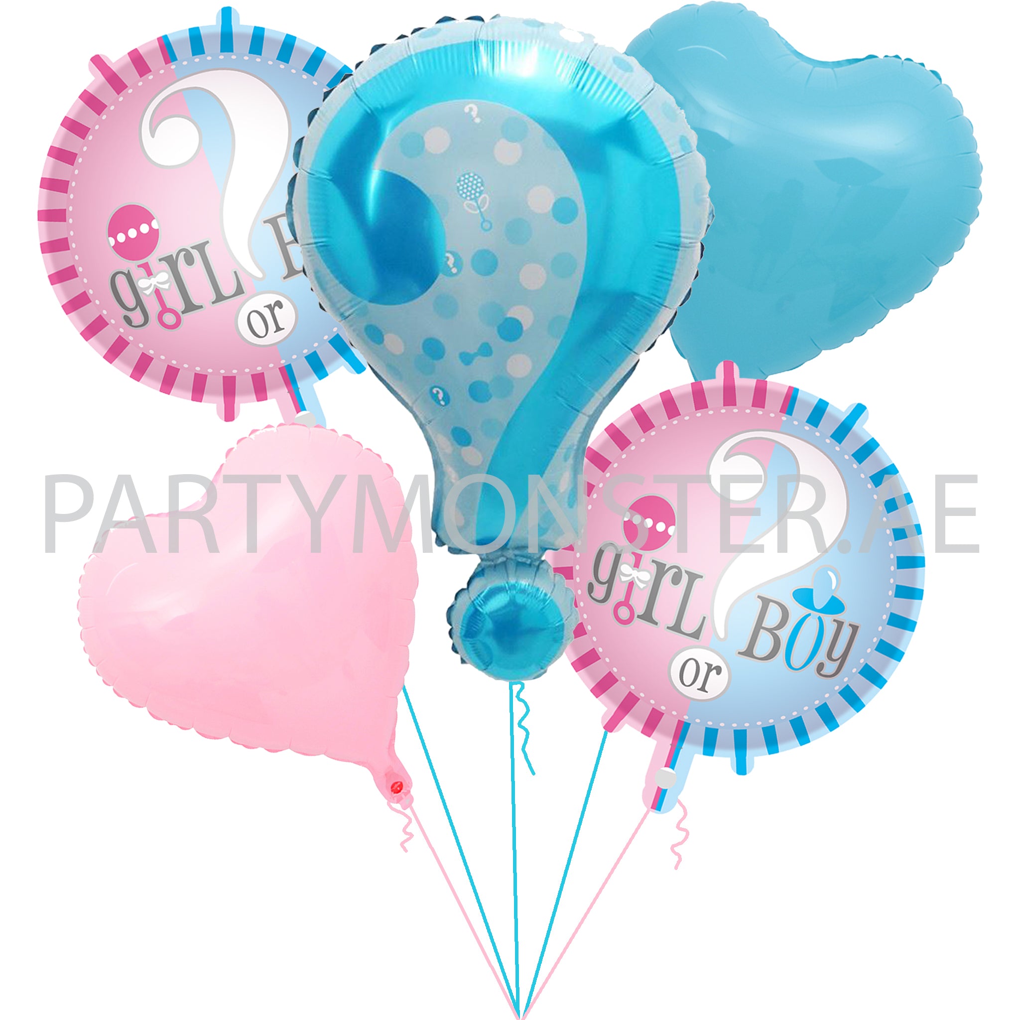 gender reveal balloons for sale online in Dubai