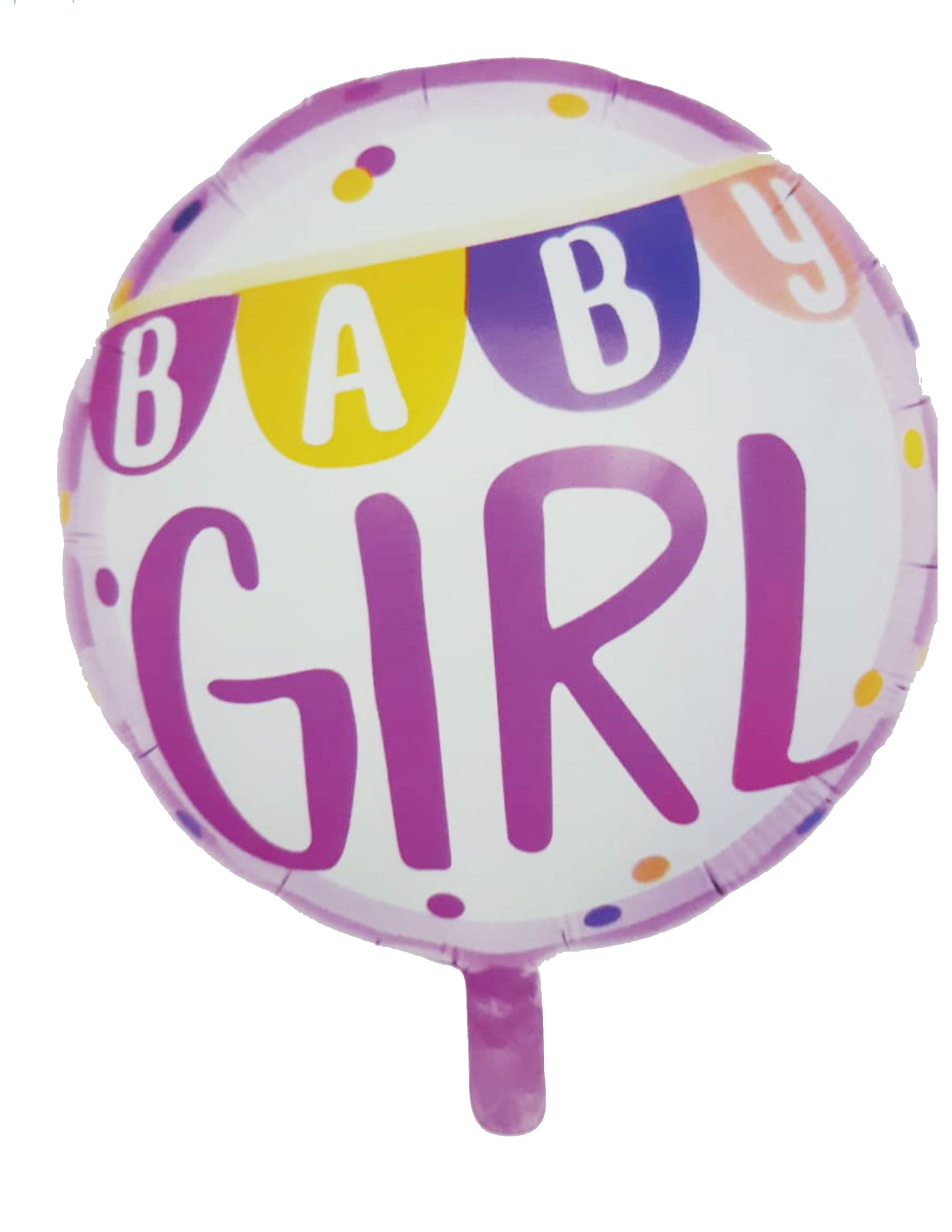 Baby Girl hot pink foil balloon for sale online in Dubai