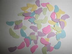 Baby Feet multicolored confetti for decoration - PartyMonster.ae