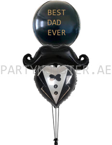 best dad ever balloons delivery for sale online in Dubai
