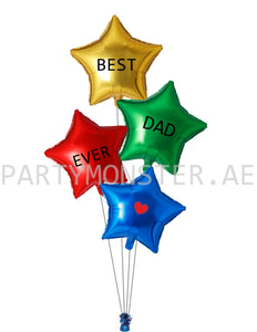 best dad ever balloons for sale online in Dubai