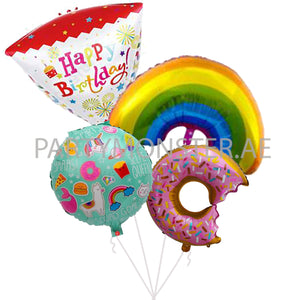 Birthday balloons bouquet - PartyMonster.ae