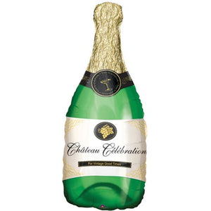 Champagne Bottle Balloon - 39in - PartyMonster.ae