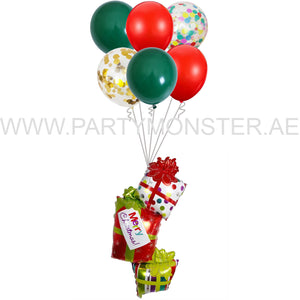 Christmas Gifts Foil Balloons Bouquet for sale online in Dubai