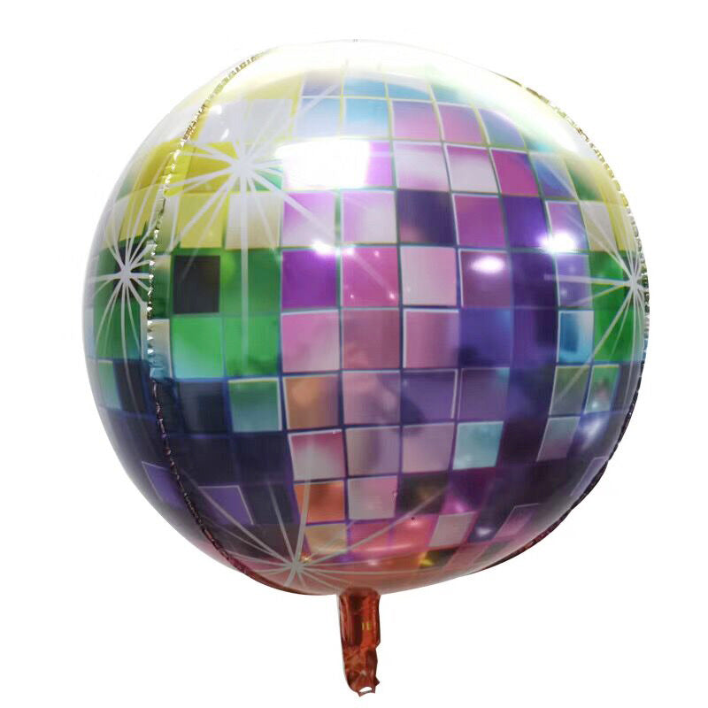 Round Disco Ball Shaped Foil Balloon - Round 24 inches for sale online in Dubai