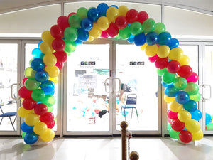 Spiral Balloon Arch - Any Color - PartyMonster.ae