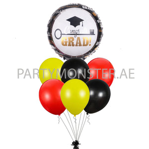 Congrats Grad Balloons Bouquet delivery in Dubai