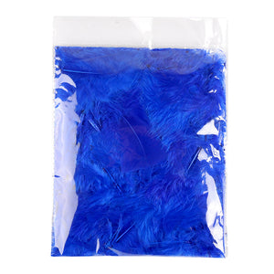 Electric Blue Feather Packs  for filling the balloons, decoration etc - PartyMonster.ae