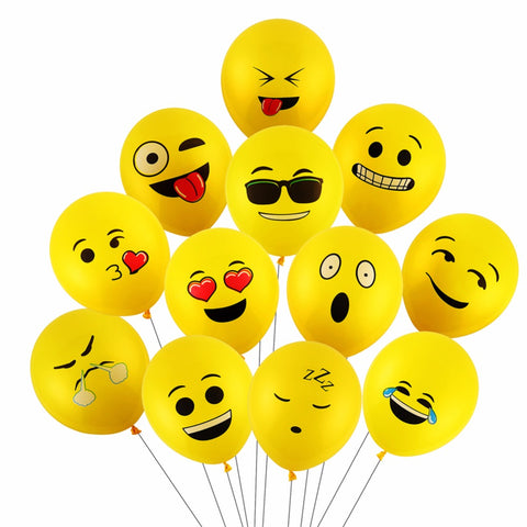 Emoji latex balloons bouquet - PartyMonster.ae