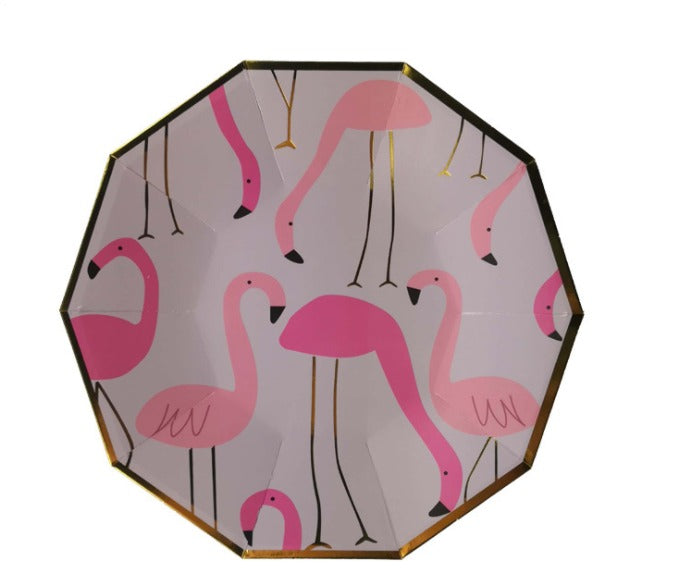 Flamingo Paper Plates for sale in Dubai