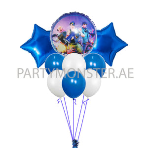 Fortnite themed balloons bouquet - PartyMonster.ae