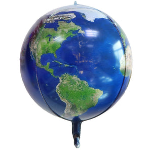 Earth Shaped Foil Balloon - Round 24 inches balloon for sale  online in Dubai