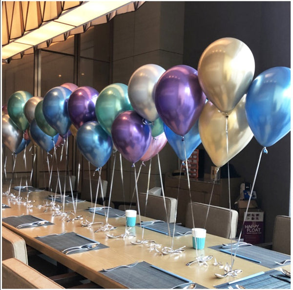 chrome balloons table top in Dubai