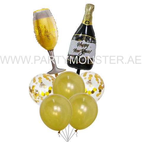 Happy New year balloons for sale online in Dubai