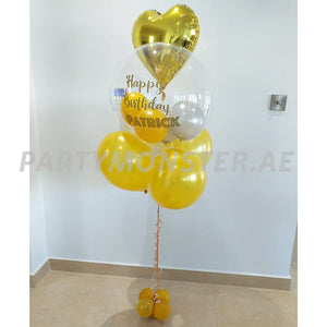 Happy birthday customised balloon bouquet - PartyMonster.ae