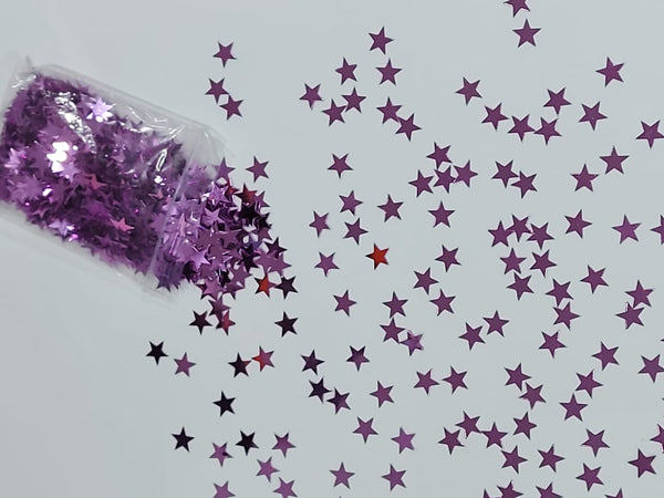 hot pink stars shaped foil confetti for sale online in Dubai