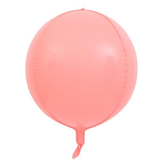 3D Orbz Foil Balloon Pink Macaroon - 24in - PartyMonster.ae