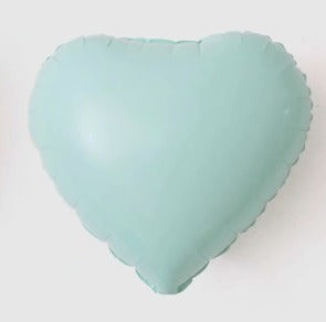 Blue Macaroon Heart Shaped Balloon - 18in - PartyMonster.ae