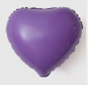 Purple Macaroon Heart Shaped Balloon - 18in - PartyMonster.ae