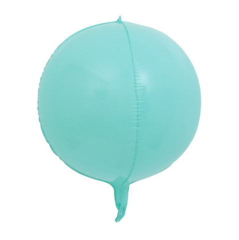 3D Orbz Foil Balloon Blue Macaroon - 24in - PartyMonster.ae