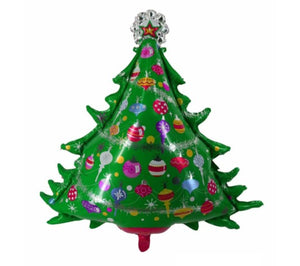 Jingle Bell Tree Shaped Foil Balloon- 38in - PartyMonster.ae