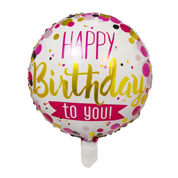 Birthday mix foil balloons bouquet - PartyMonster.ae