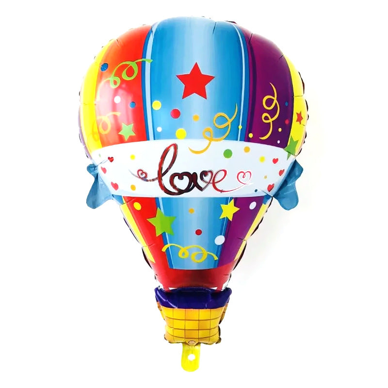 Hot Air Balloon Shaped Foil Balloon - 34in - PartyMonster.ae
