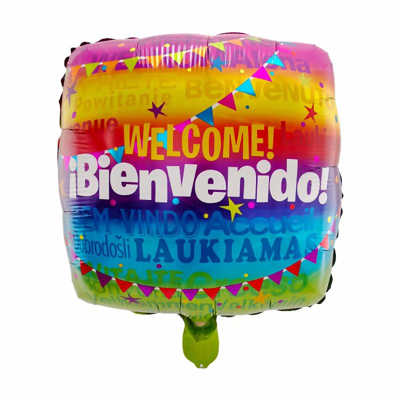 Welcome Foil Balloon - 18in - PartyMonster.ae