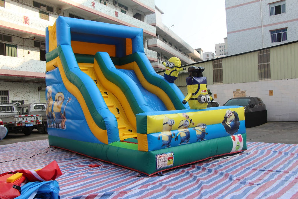 Minion Inflatable Slide 6m, ON RENT only PartyMonster.ae