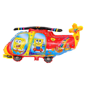 SpongeBob Helicopter Foil Balloon - 33in - PartyMonster.ae