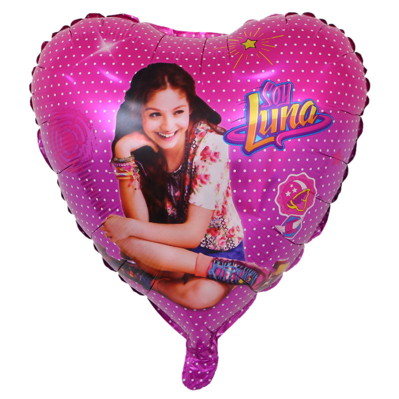 Soy Luna Heart Foil Balloon - 18in - PartyMonster.ae