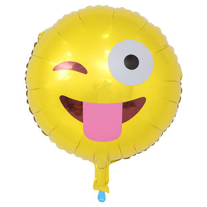 Emoji Winking+Tongue Out - 18in - PartyMonster.ae