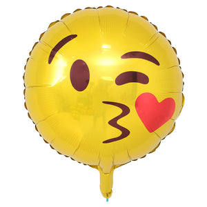 Emoji Kissing Heart - 18in - PartyMonster.ae