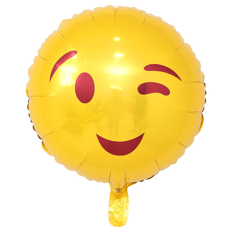 Emoji Winking - 18in - PartyMonster.ae