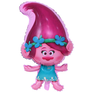 Poppy Troll Pink Super Shape Foil Balloon - 32in - PartyMonster.ae