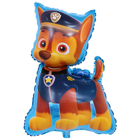 Non Floating, Air Filled Paw Patrol Police Dog Super Shape Foil Balloon   32in - PartyMonster.ae