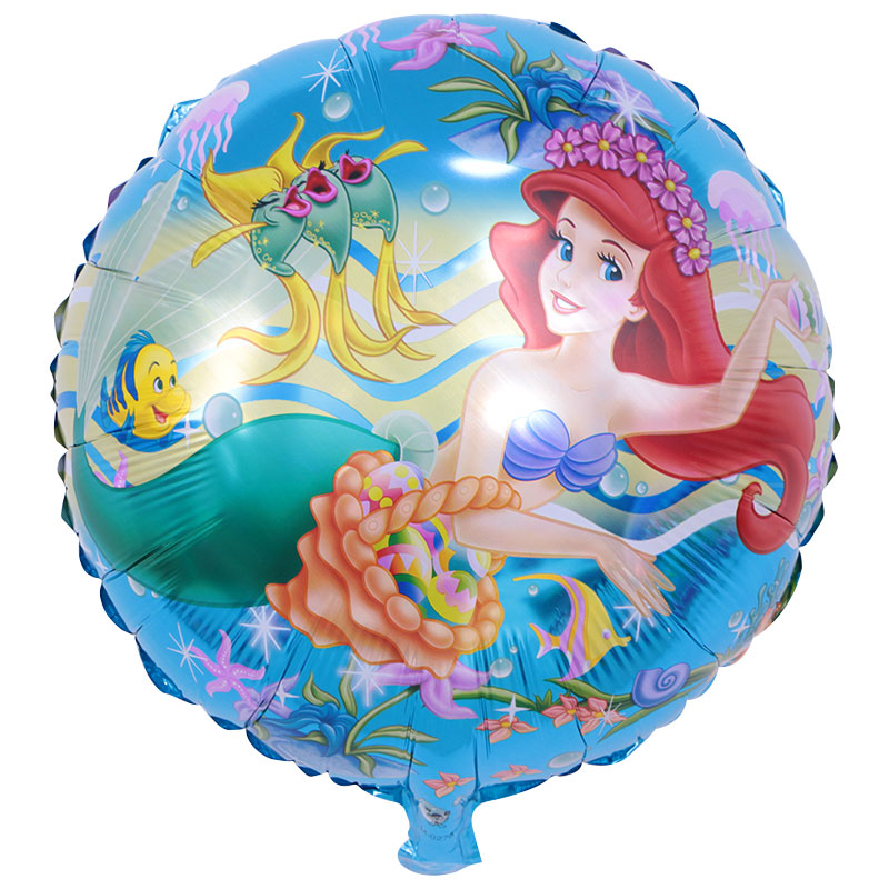Little Mermaid Foil Balloon - 18in - PartyMonster.ae