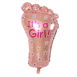 It's A Girl Baby Foot - 28in - PartyMonster.ae