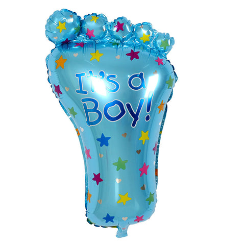 It's A Boy Baby Foot - 28in - PartyMonster.ae