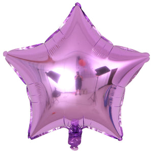 Light Purple Color Star Shaped Balloon - 18" - PartyMonster.ae