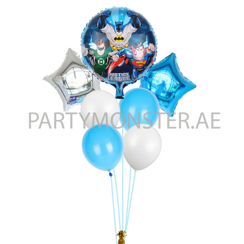 Justice League balloons bouquet - PartyMonster.ae
