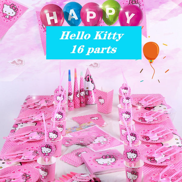 Hello Kitty themed party supplies for sale online in Dubai