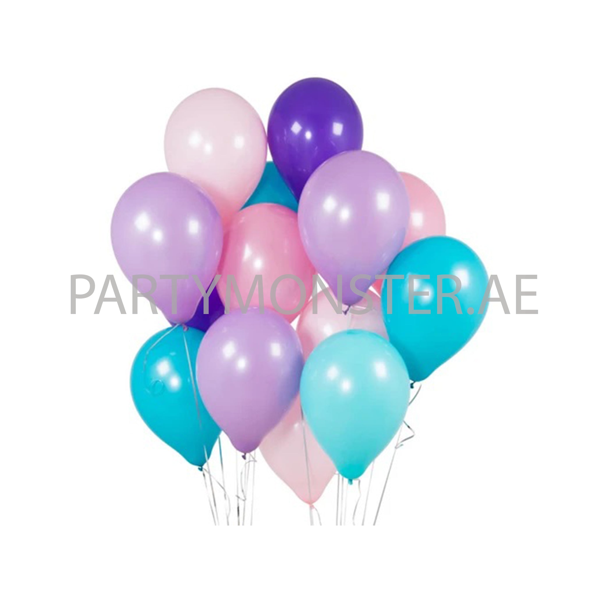 Mermaid Colours Latex Balloons Bouquet