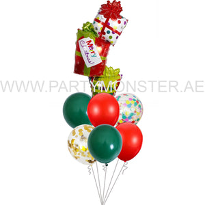 Merry Christmas latex balloons for sale online in Dubai