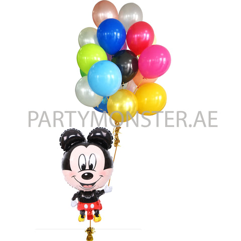 Mickey Mouse balloon man balloons bouquet - PartyMonster.ae