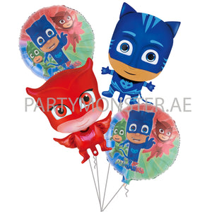 cat boy pj masks themed balloons for sale online in  Dubai