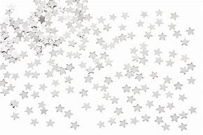 Silver Star Confetti - PartyMonster.ae