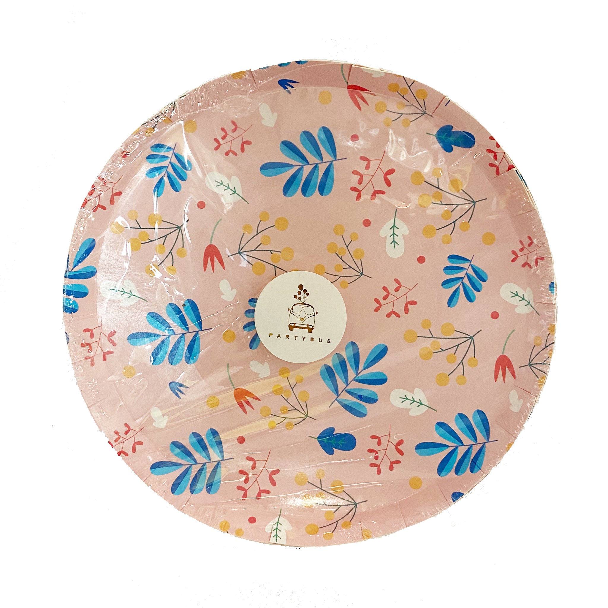 Spring Pink paper plates for sale in Dubai