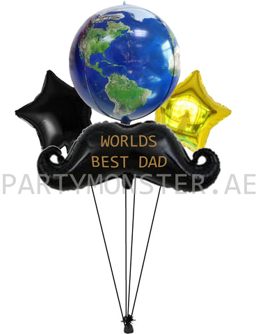world's best dad balloons delivery in Dubai